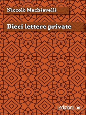 cover image of Dieci lettere private